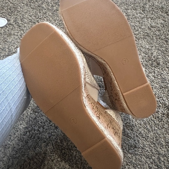 Women's Wedges Platform Espadrille Sandals Braided Open Square Toe Ankle Buckle - Picture 5 of 5